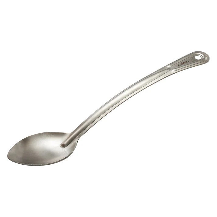 Winco SSCH13S 13 in Curv™ Stainless Steel Solid Basting Spoon
