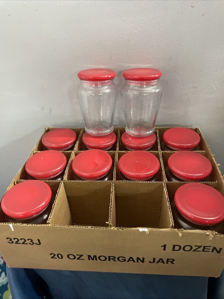 One Dozen 20 oz Morgan Jars - 3223J