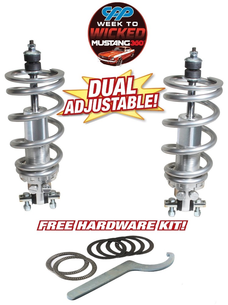 1964-70 Ford Mustang Coilover Conversion Kit Double Adjustable Coil Over 450LB