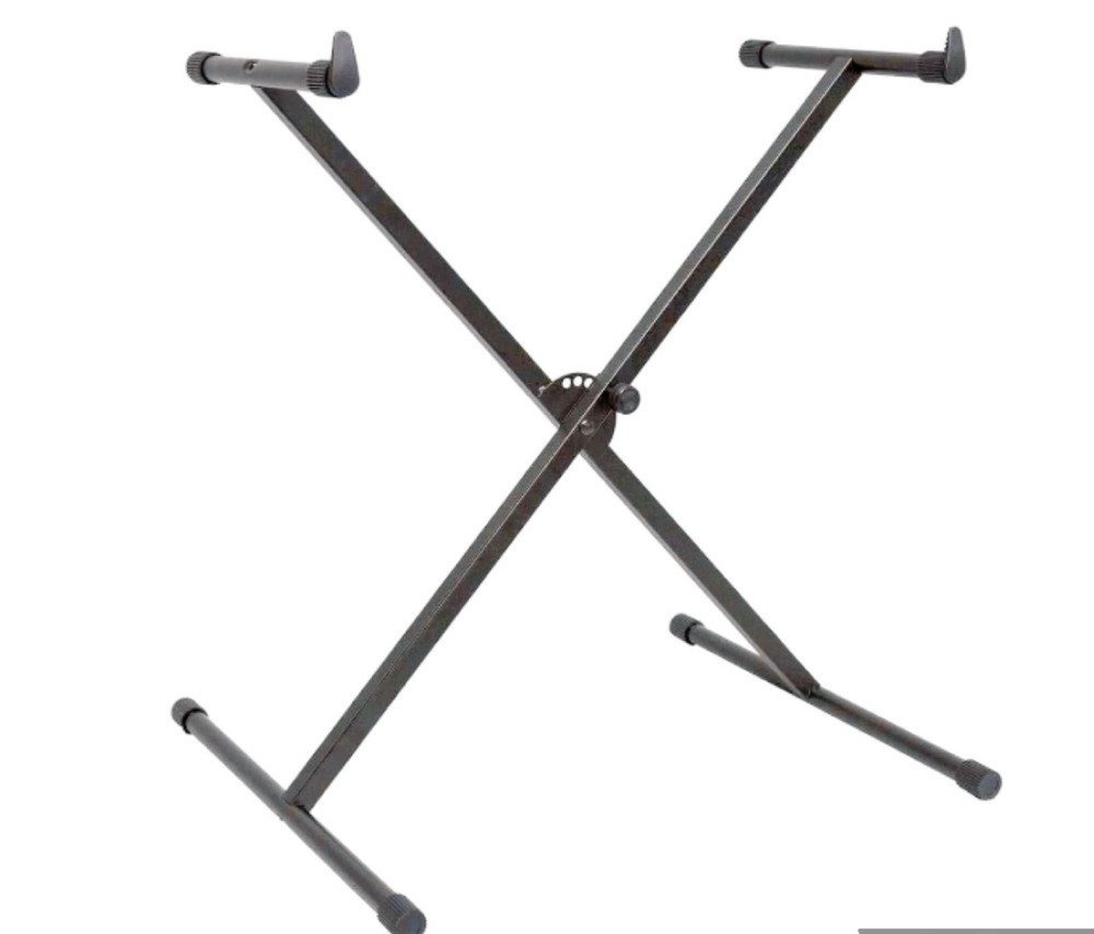 PKBS1: Adjustable X-Style Keyboard Stand - Black