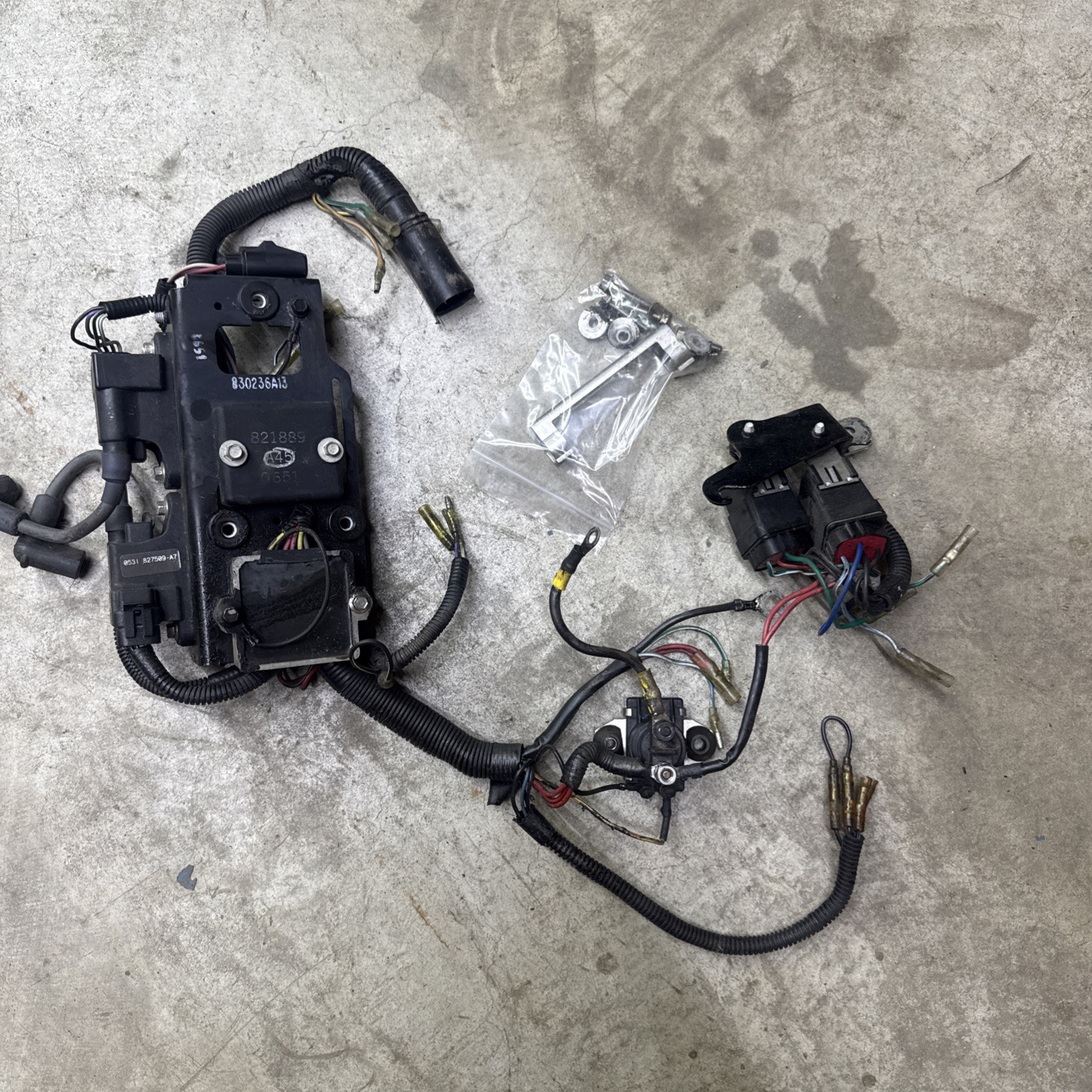 2002 Mercury 40 HP 2 Stroke 2cyl Outboard Complete Electrical Wire Harness