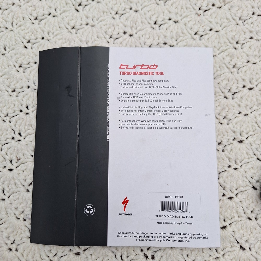 Specialized Turbo S Diagnosis Tool Bike Performance Analysis Customize