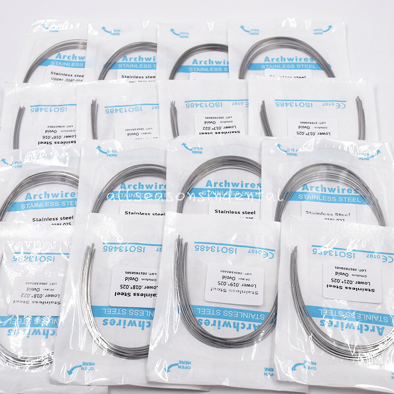 Dental Orthodontic Stainless Steel Arch Wire Rectangular Ovoid/Square/Natural