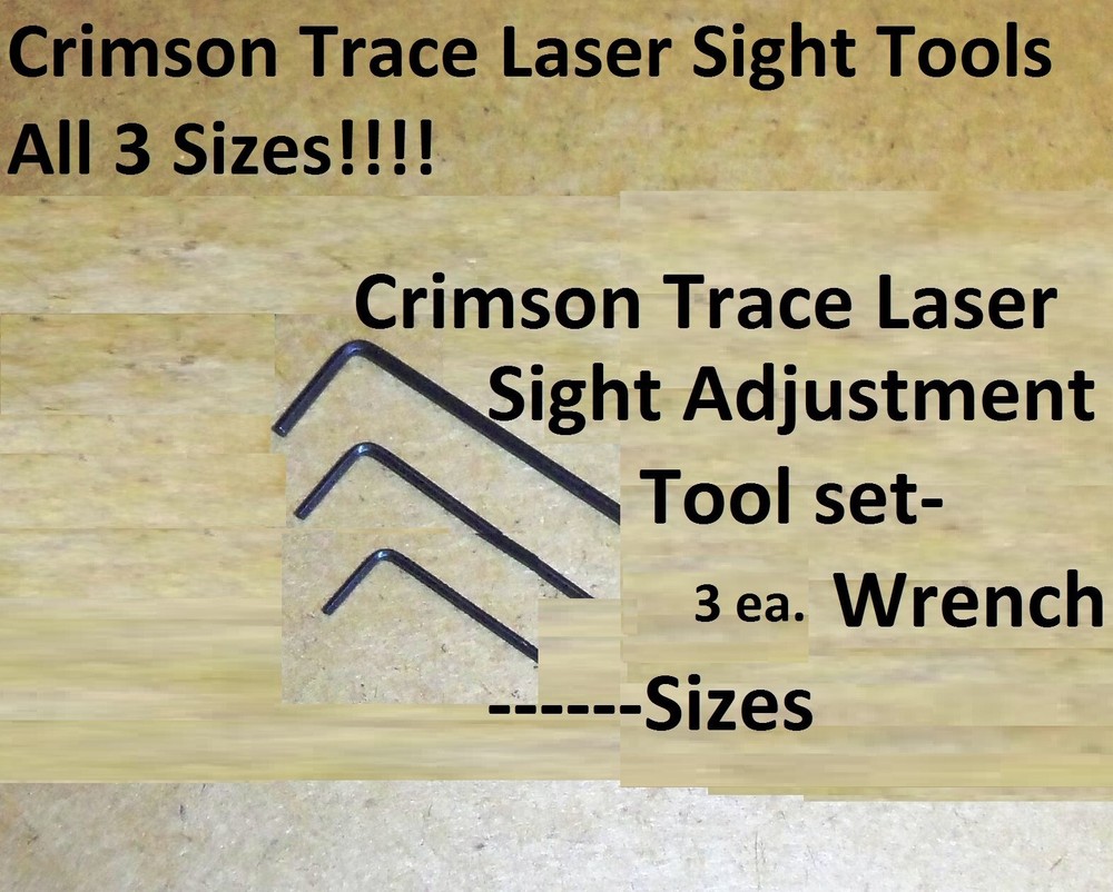 Crimson Trace Smith Wesson Laser Sight Specialty Hex Key Tool Set