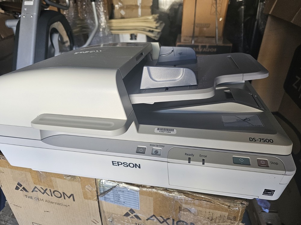 Epson DS-7500 Flatbed High Speed A4 Document Scanner /Power Adapter