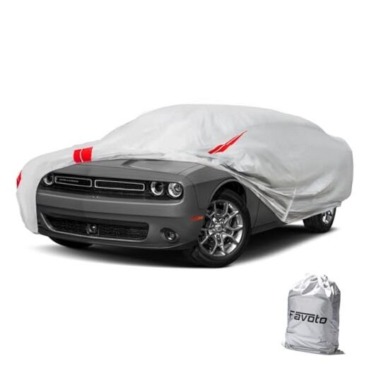Car Cover Waterproof Outdoor - (2008-2024) Custom Fit for Dodge Challenger