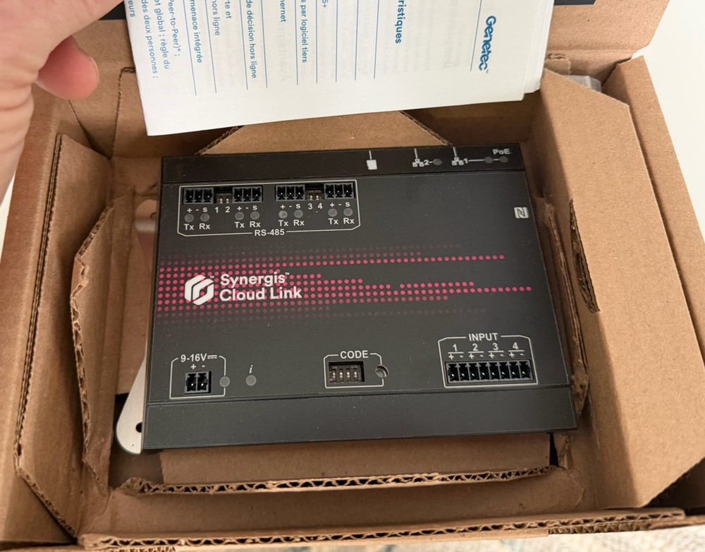 Genetec Synergis Cloud Link G2 SY-CLOUDLINK-G2 NEW