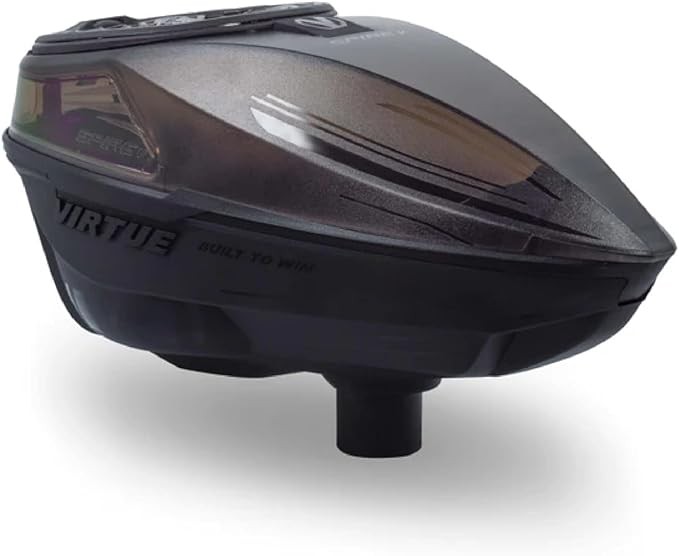 Virtue Spire V Paintball Loader Crystal Smoke Black