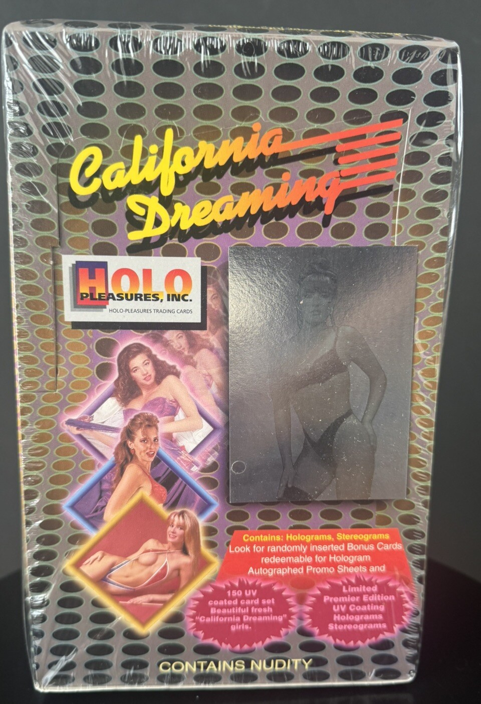 -1- SINGLE PACK CALIFORNIA DREAMING HOLO ADULT CARD FROM FACTORY SEALED BOX