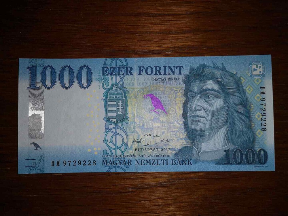 1000 Forint banknote from Hungary - UNC - uncirculated