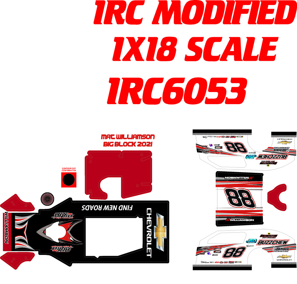 1RC MODIFIED 1RC605  WRAP THEME MAT WILLIAMSON BB 2021  THEME