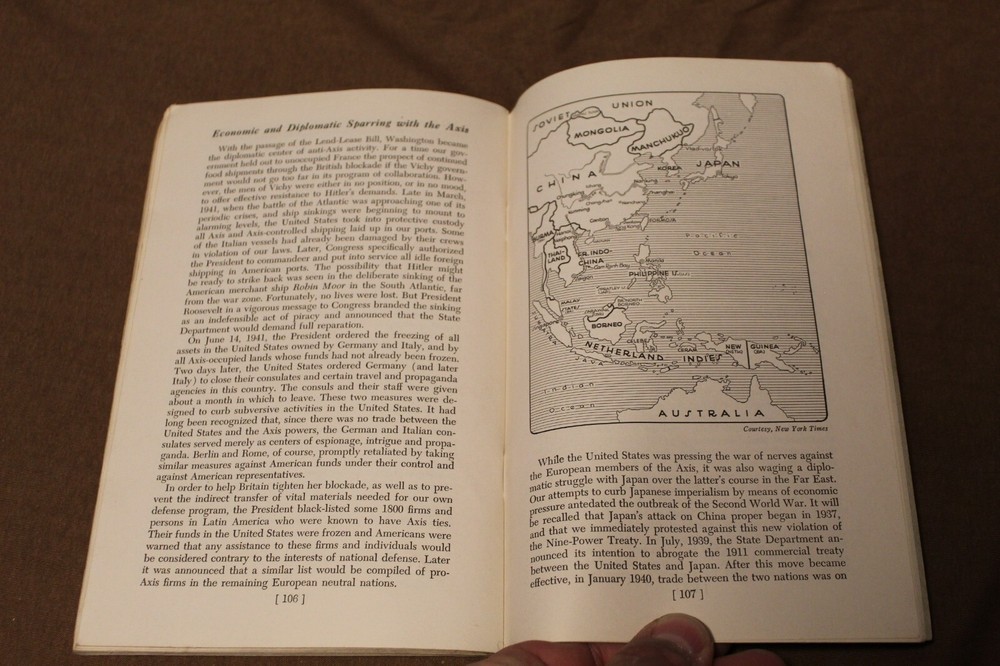 Original WW2 U.S. Homefront "This War", A Survey of World Conflict Book, 1941 d.