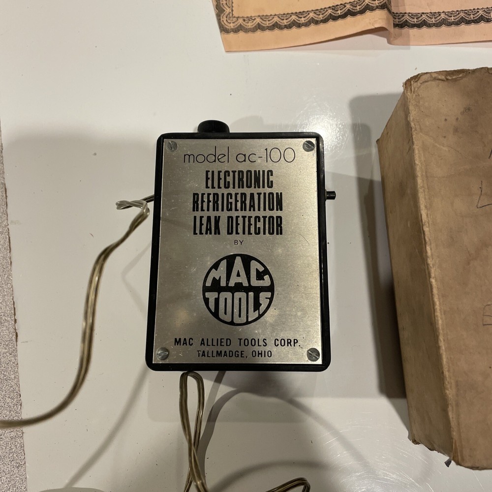 Mac Allied tools Halogen-REFRIGERANT LEAK DETECTOR Model AC-100