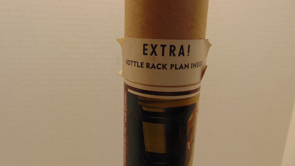 SEARS CAPTAINS STYLE DESK PLAN  W/EXTRA BOTTLE RACK PLn