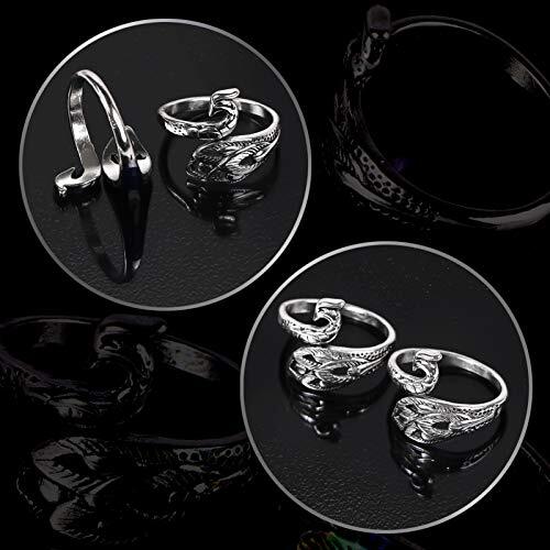 2 Pack Adjustable Knitting Loop Crochet Loops Yarn Guide Finger Holder Ring