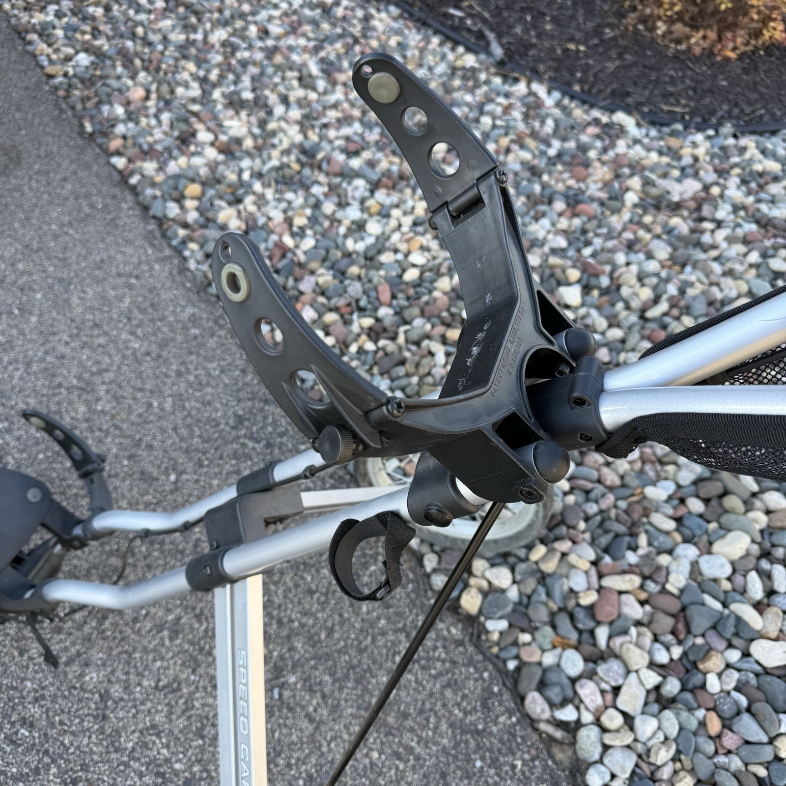 Sun Mountain Speed Cart V1 3 Wheel Golf Bag Cart Foldable Gray