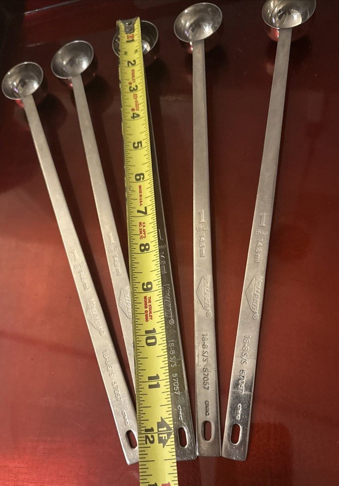 Vollrath S/S 5-Piece Long Handle Measuring Spoon Set