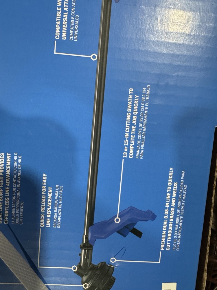 Kobalt 24-volt 15-in Split Shaft Attachment Capable Battery String Trimmer 4.0 A