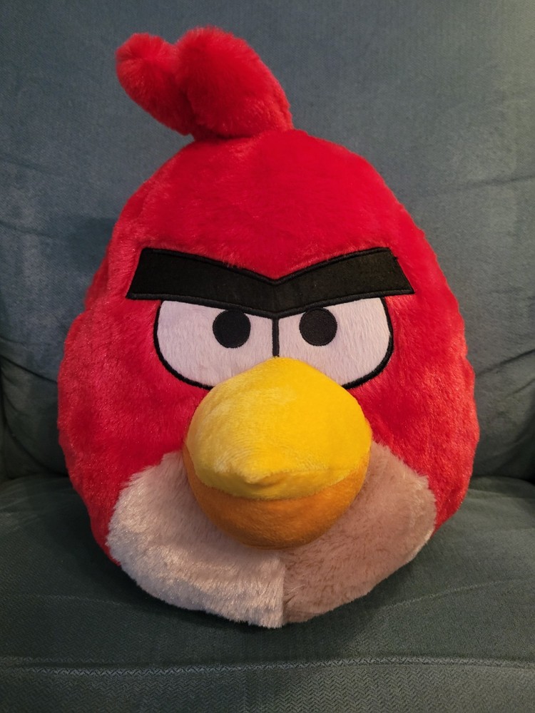Red Angry Birds Plush Backpack