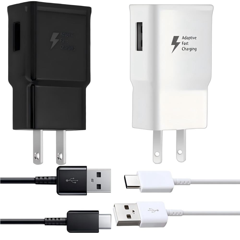 Universal Wall Charger Adapter 1m USB C Charging Cable for Samsung Galaxy Series
