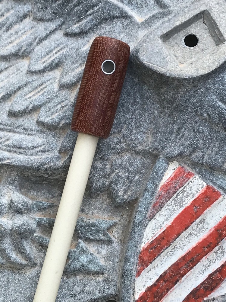 Natural Micarta 3/8" Ceramic Field Sharpener