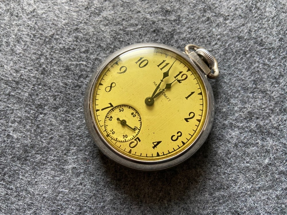 Mastercraft Mechanical Wind Up Pocket Watch - Problem