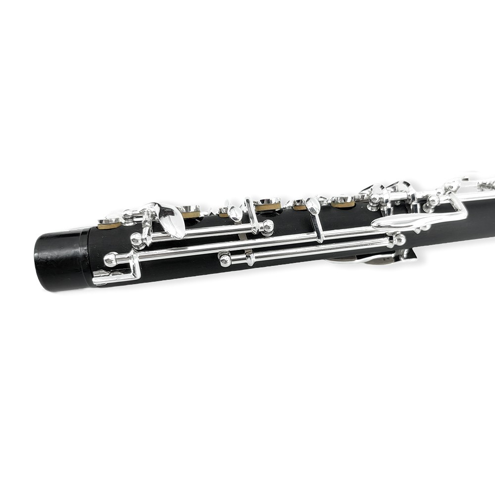 Professional Oboe C Key with Forked-F Resonance Semi-Automatic Mechanism Ebonite