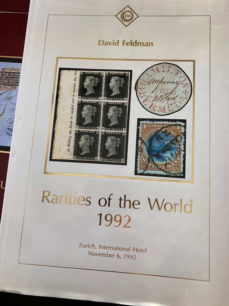David Feldman Stamps and Postal History Catalog Collection+ Zurich 1992 L-1597