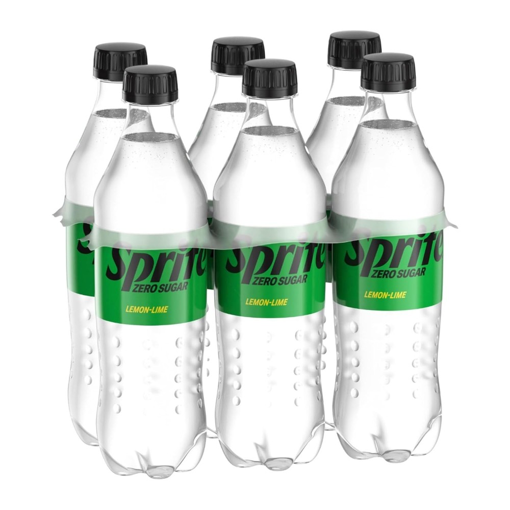 Zero Sugar Lemon-Lime Soda - Caffeine-Free Refreshment, 6 Pack, 16.9 fl oz