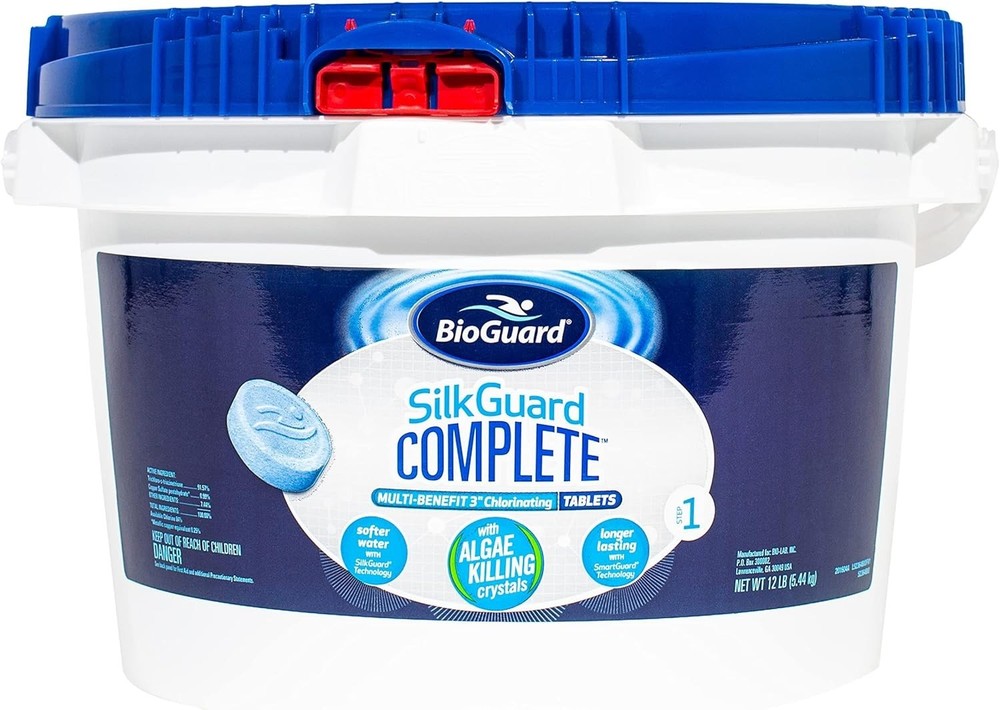 BioGuard SilkGuard Complete 3” Chlorinating Tablets, 12 lb - Chlorine Tablets
