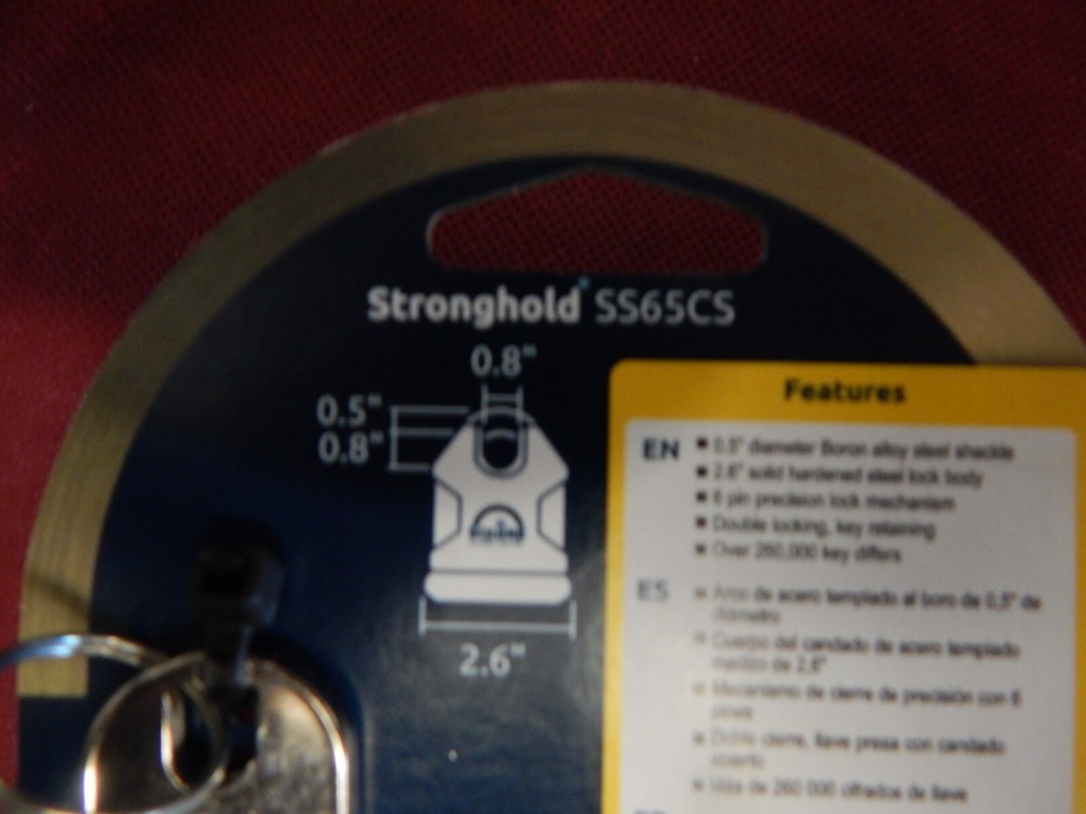 Squire Pro Max Stronghold Lock ss65cs