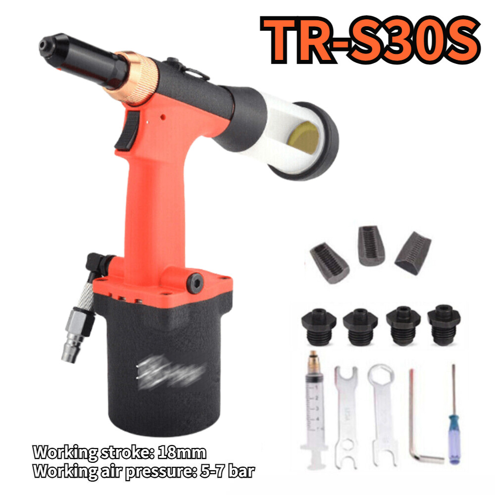 Pneumatic 2.4-4.8mm Air Pull Nail Riveter Rivet Automatic Nut Gun Riveting Tool