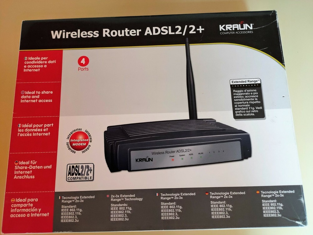 WIRELESS ROUTER ADSL2/2+