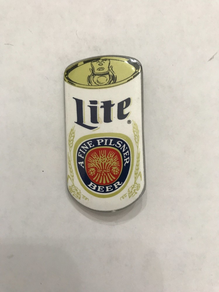 Miller Lite A Fine Pilsner Beer Button