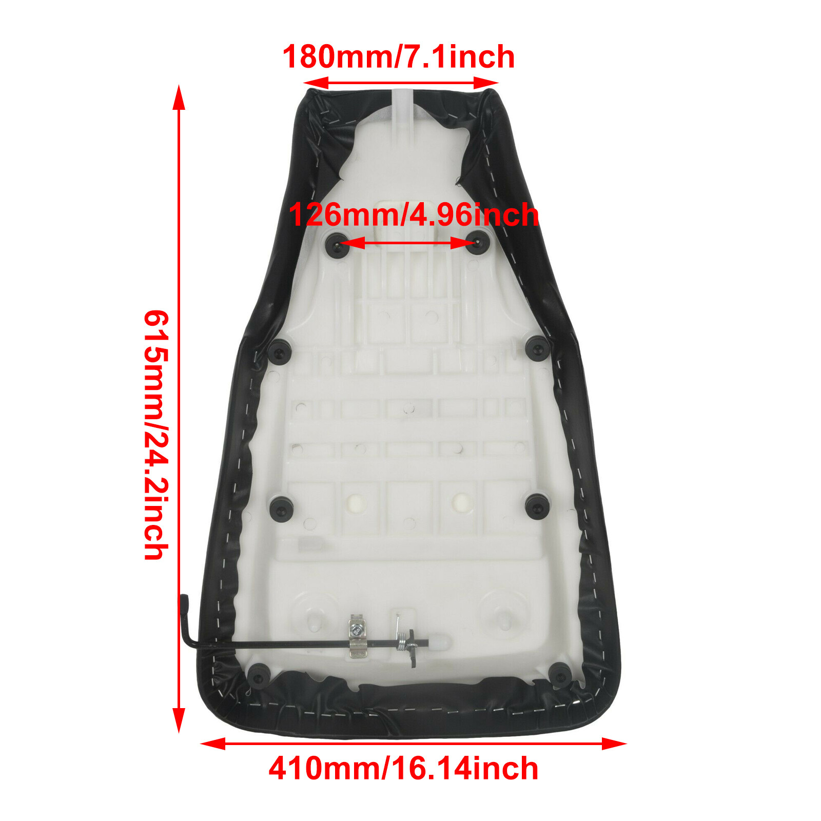 Complete Seat For Honda TRX350FE Rancher 400 4x4 AT 2004-2007 Black Seat For ATV