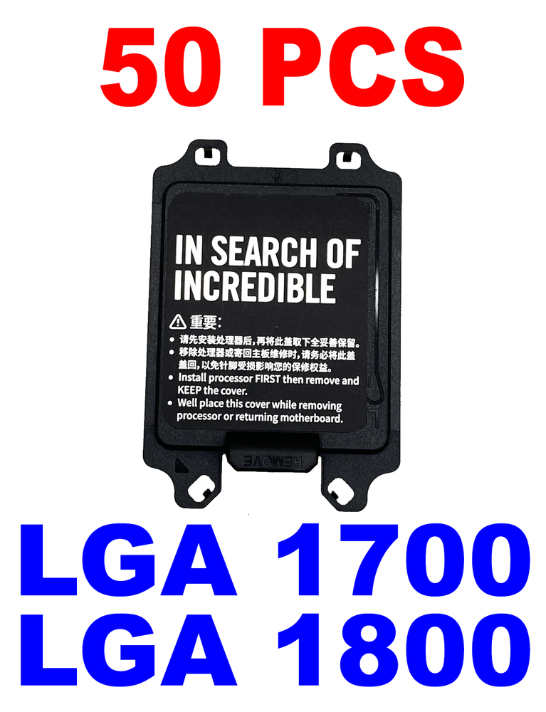 50x LGA 1700 1800 Socket V CPU Socket Protector Covers Caps for Motherboard