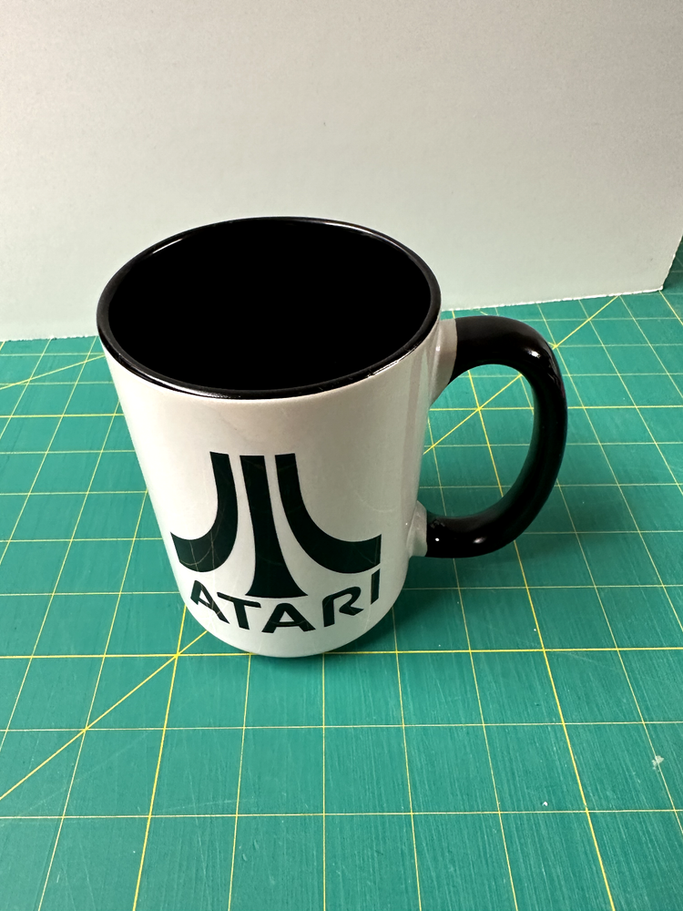 Atari 15 oz mug. Logo - Atari Computer coffee cup - mug