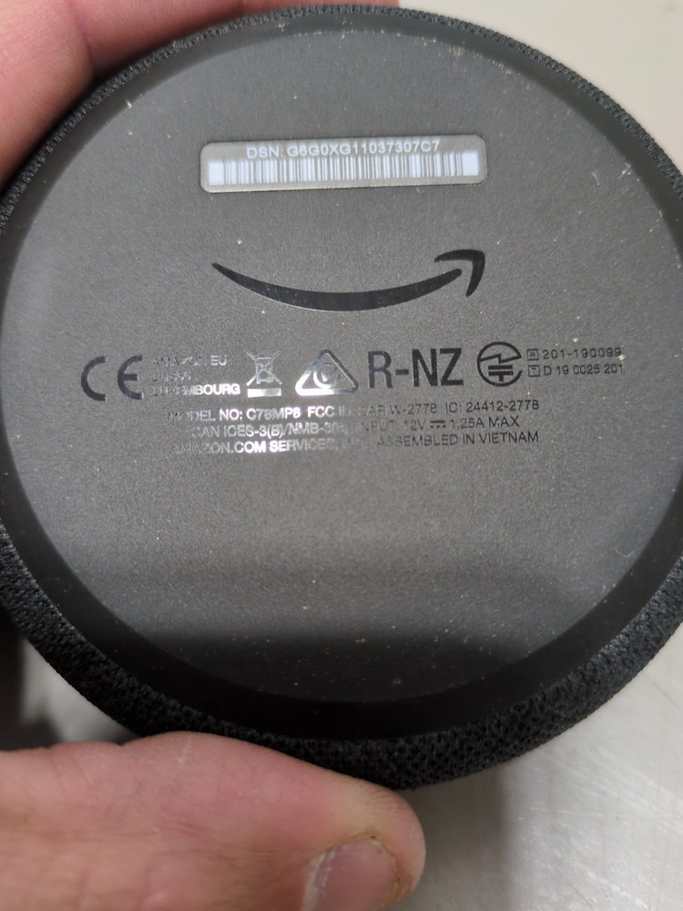 Amazon Echo Dot (3rd Generation) Smart Speaker with Alexa - Charcoal