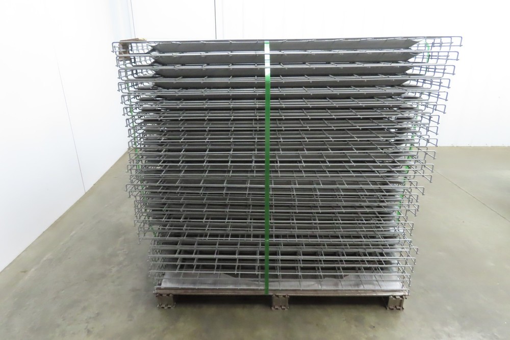 New Pallet Rack Wire Deck 48x58" Waterfall 4 Flared Channel Racking 3000lb Mesh