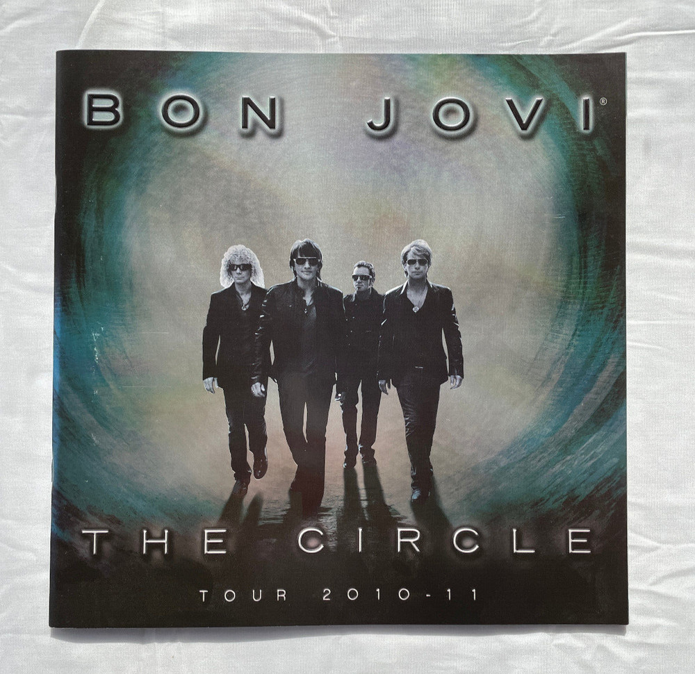 BON JOVI The Circle Tour Program Book 2010-2011