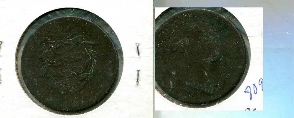 1802 DRAPED BUST LARGE CENT TYPE COIN GOOD VG 8090S