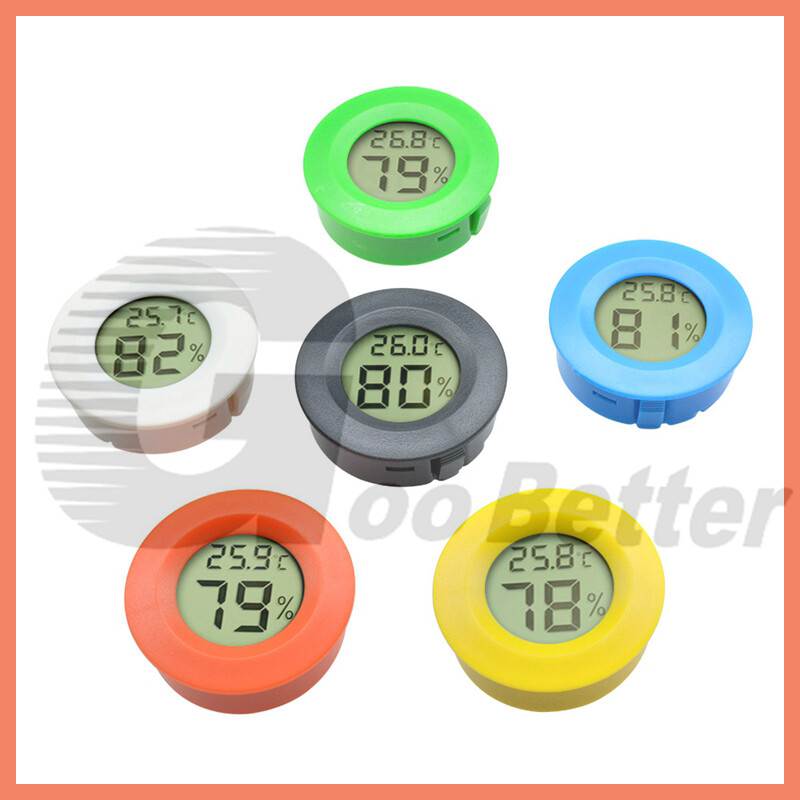 Digital Temperature Humidity Meter Sensor Thermometer Hygrometer Room Gauge LCD