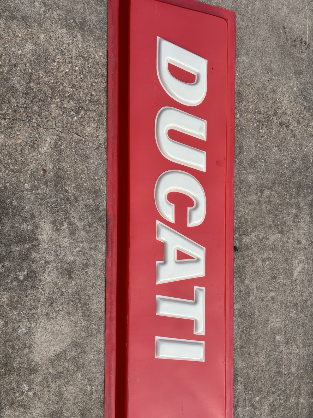 Factory Ducati Dealership Sign Very Large Man Cave Collector