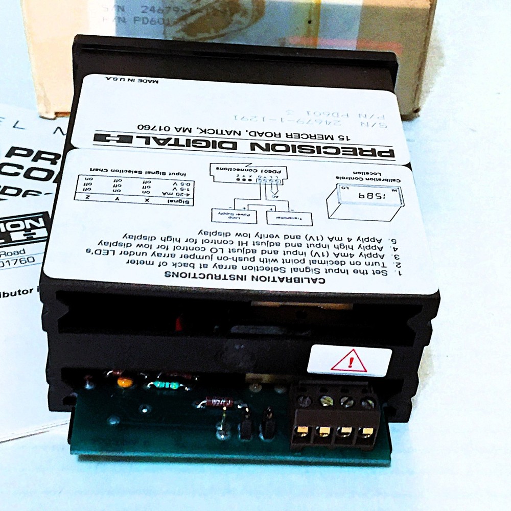 PRECISION DIGITAL PD601 3 PANEL METER