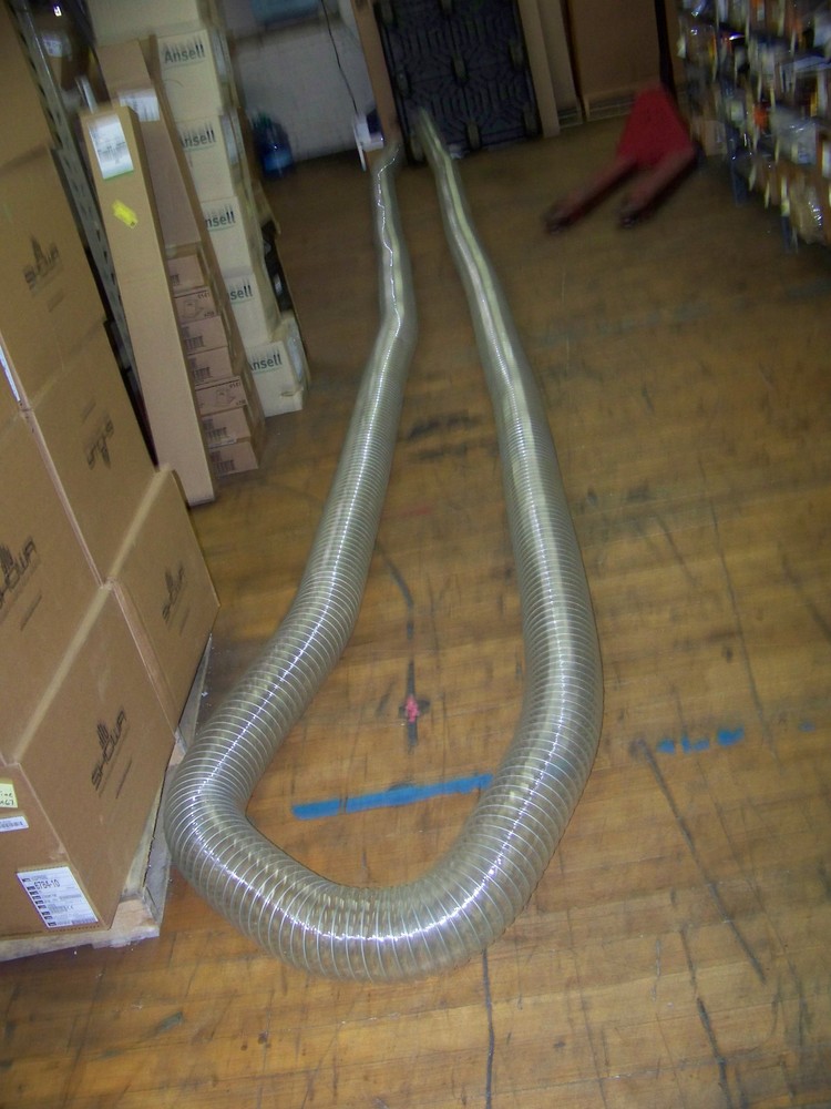 Novaflex static dissipating hose 6"IDx50ft clear