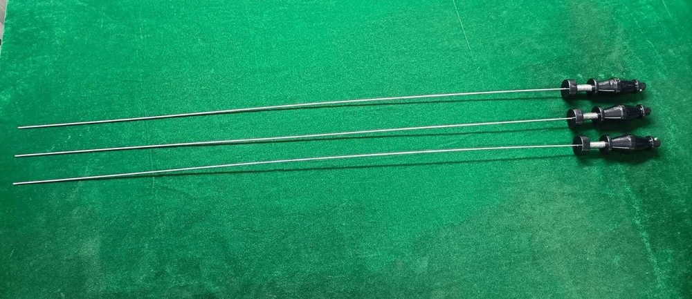 3pc Laparoscopic PCNL Bipronge Forceps 3FR 60cm Reusable Surgical Instruments