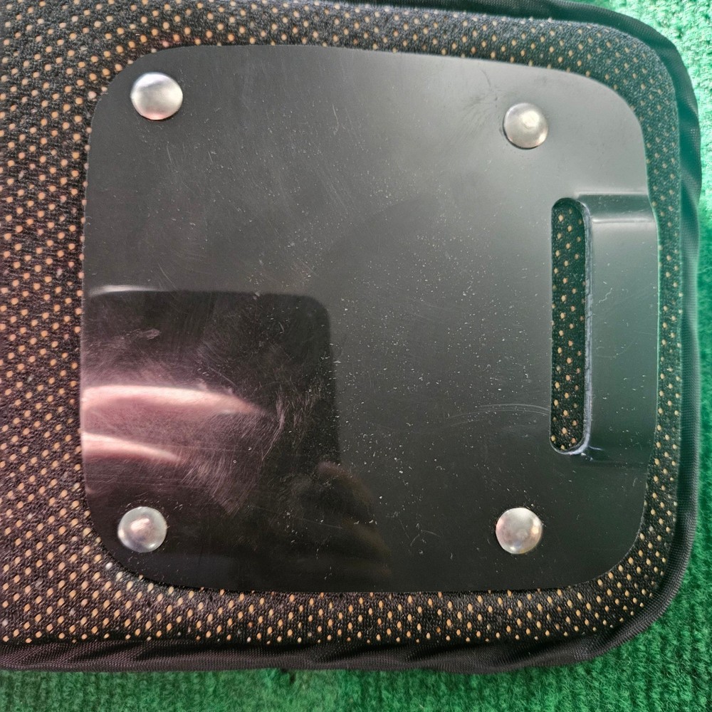 GEAR PRO-TEC Back Belt with Plates Black Adjustable Size M