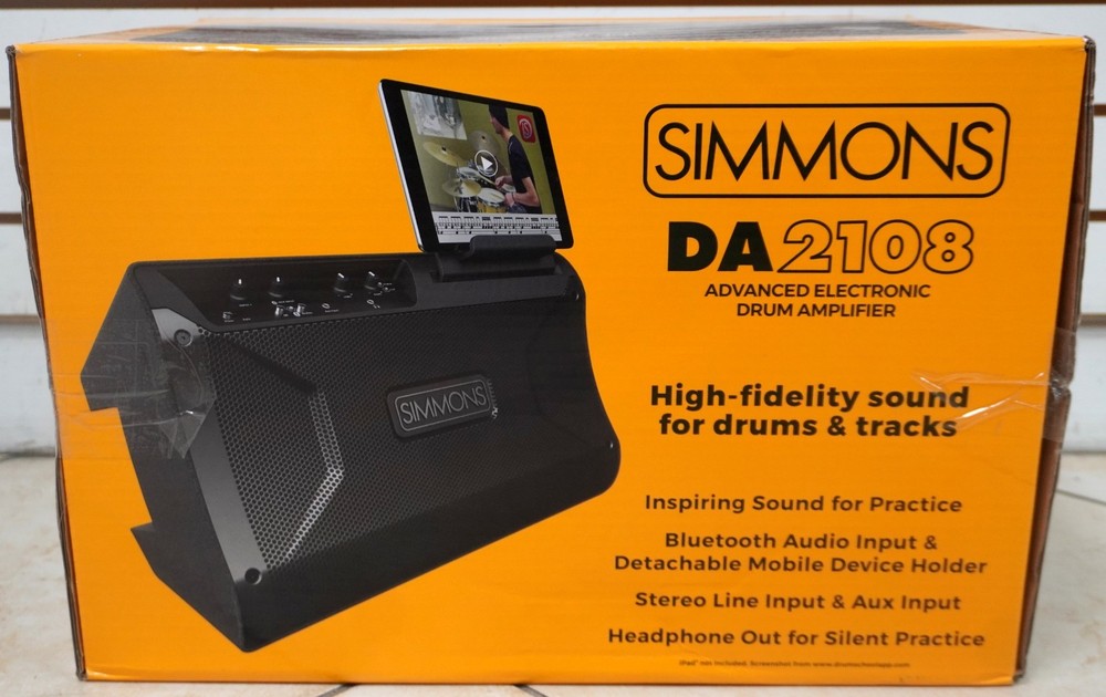 Simmons DA2108 Advanced Electronic Drum Amplifier - Free Shipping w Original Box