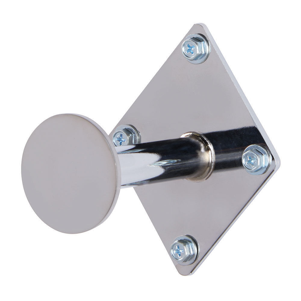 6 Wall Mount Faceouts Chrome 3" Hooks Steel Display Mounted Hook Clothes Fitting