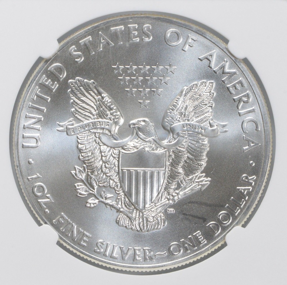 MS69 2014 American Silver Eagle NGC Brown Label